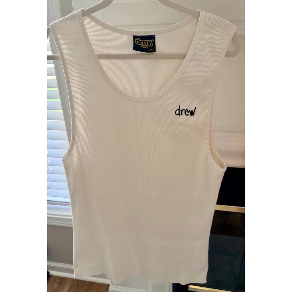 Drew House Men's Tank Top White Size 2XL New in Bag